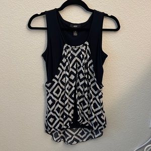 Alfani, sleeveless top. Only worn 1 time, but too big.